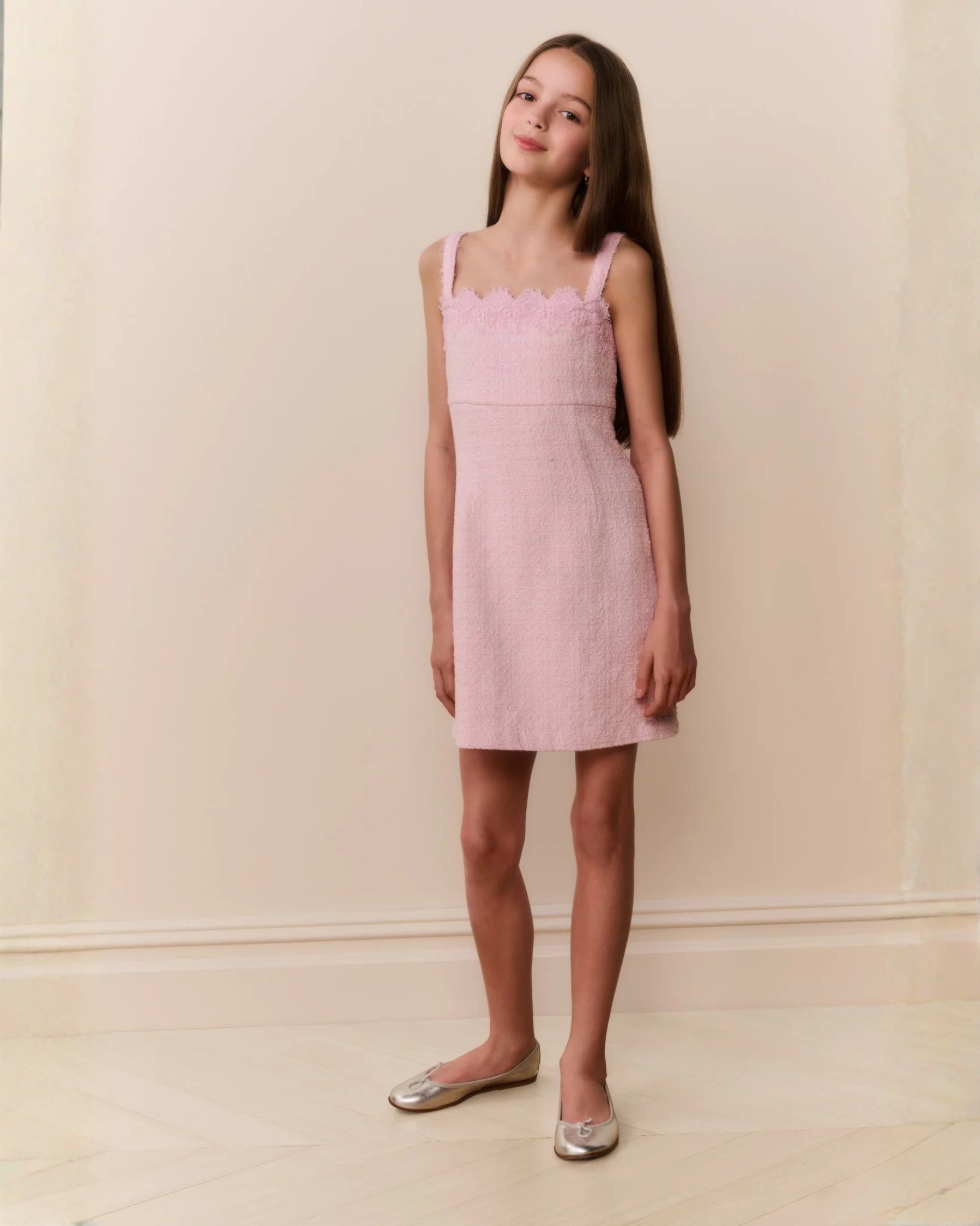 LoveShackFancy Girls Willamina Dress With Jacket