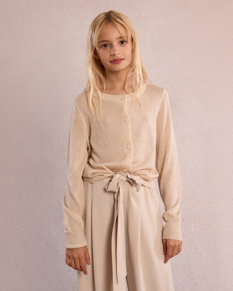 Mini Molly Girls Knitted Cardigan_ MLAF134EP