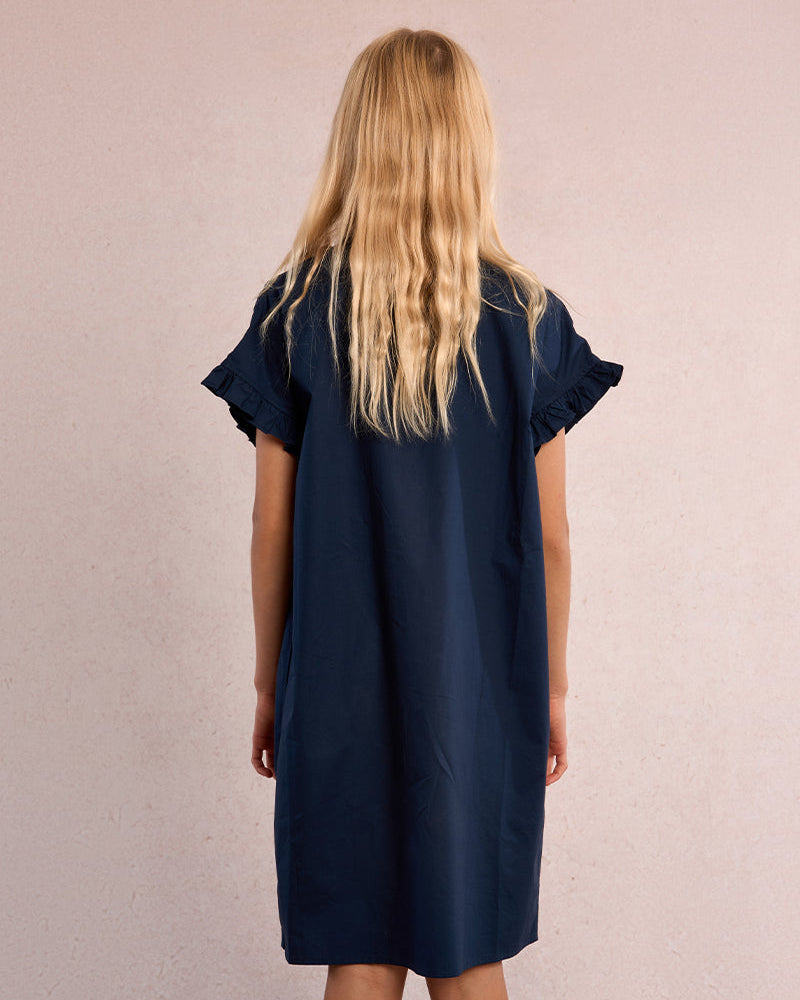 Mini Molly Girls Woven Dress_ MLAL154EP