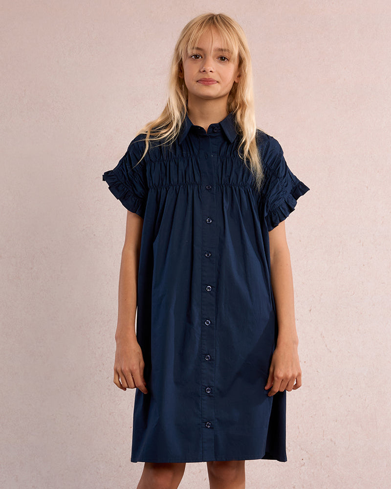 Mini Molly Girls Woven Dress_ MLAL154EP