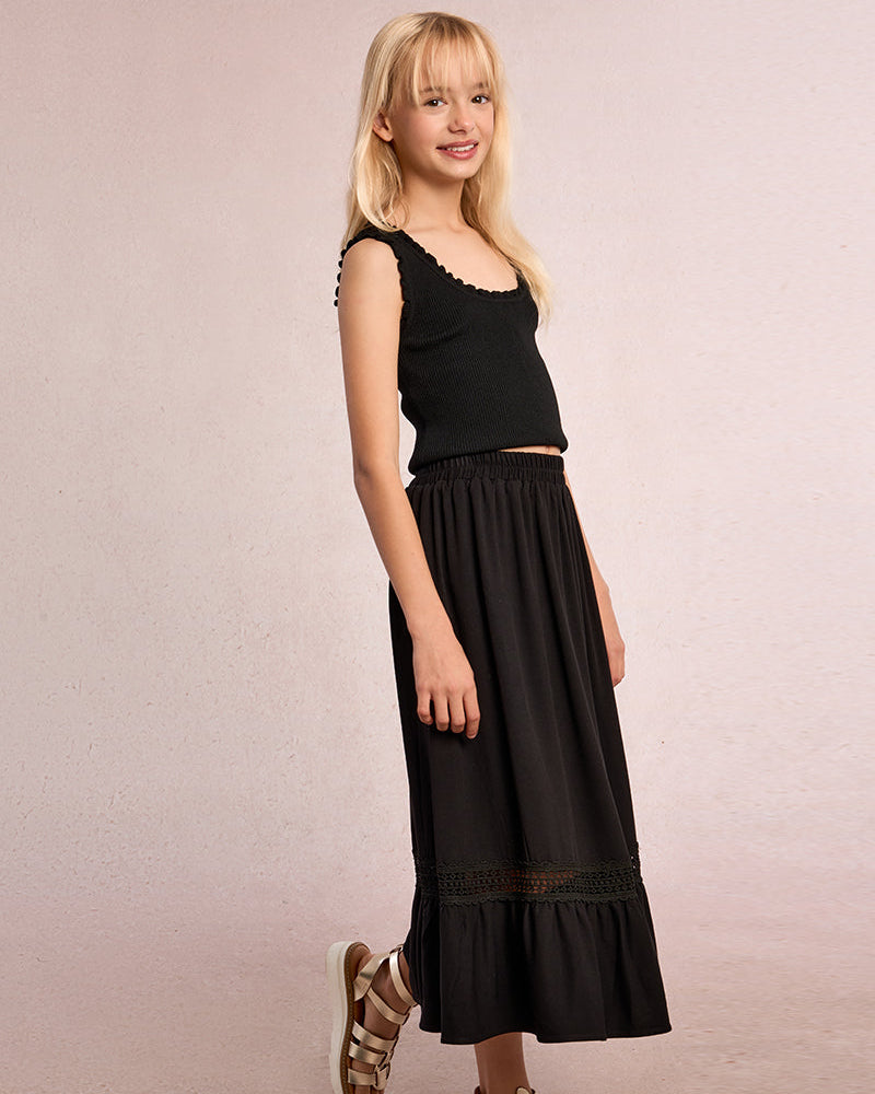 Mini Molly Girls Woven Skirt_ MN306EP