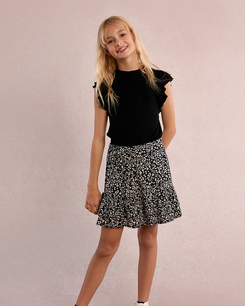 Mini Molly Girls Woven Floral Skirt_ MT259EP