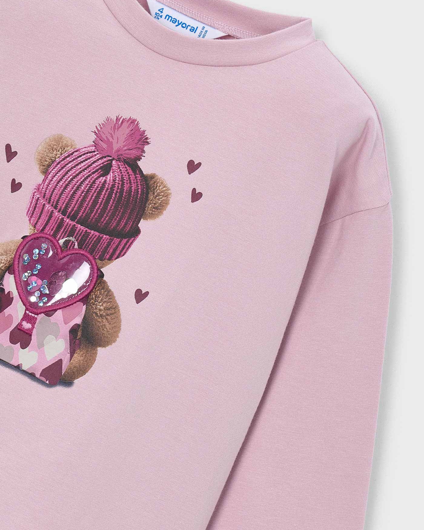 Mayoral Girls Bear T-Shirt