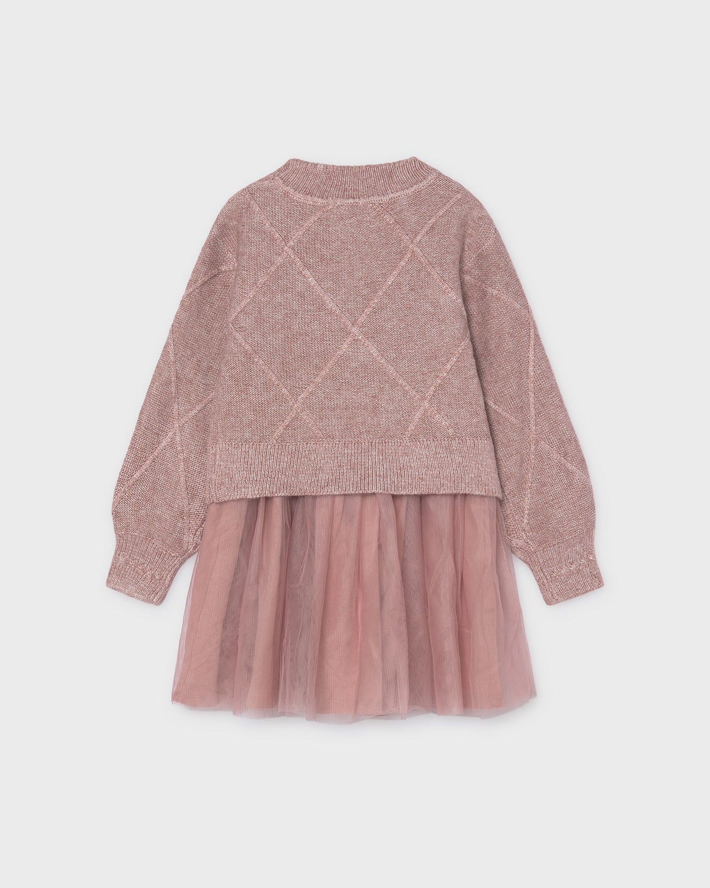 Mayoral Girls Bow Knit Sweater & Dress