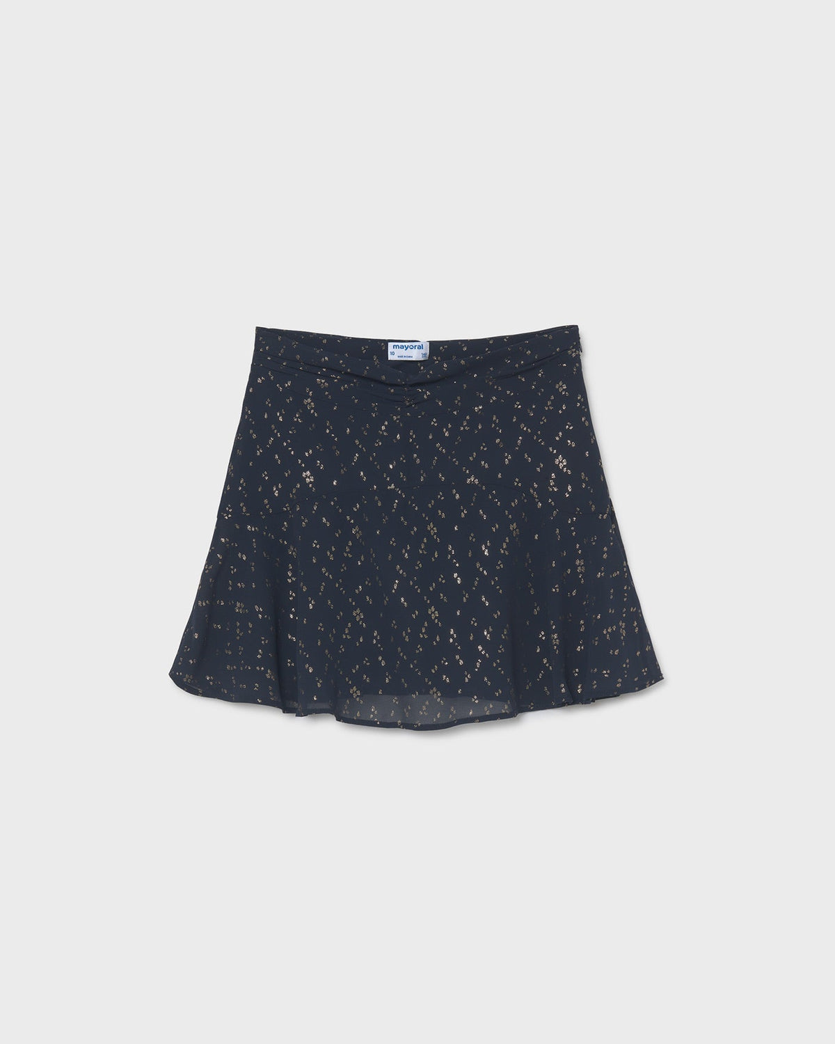 Mayoral Girls Chiffon Top & Skirt Set