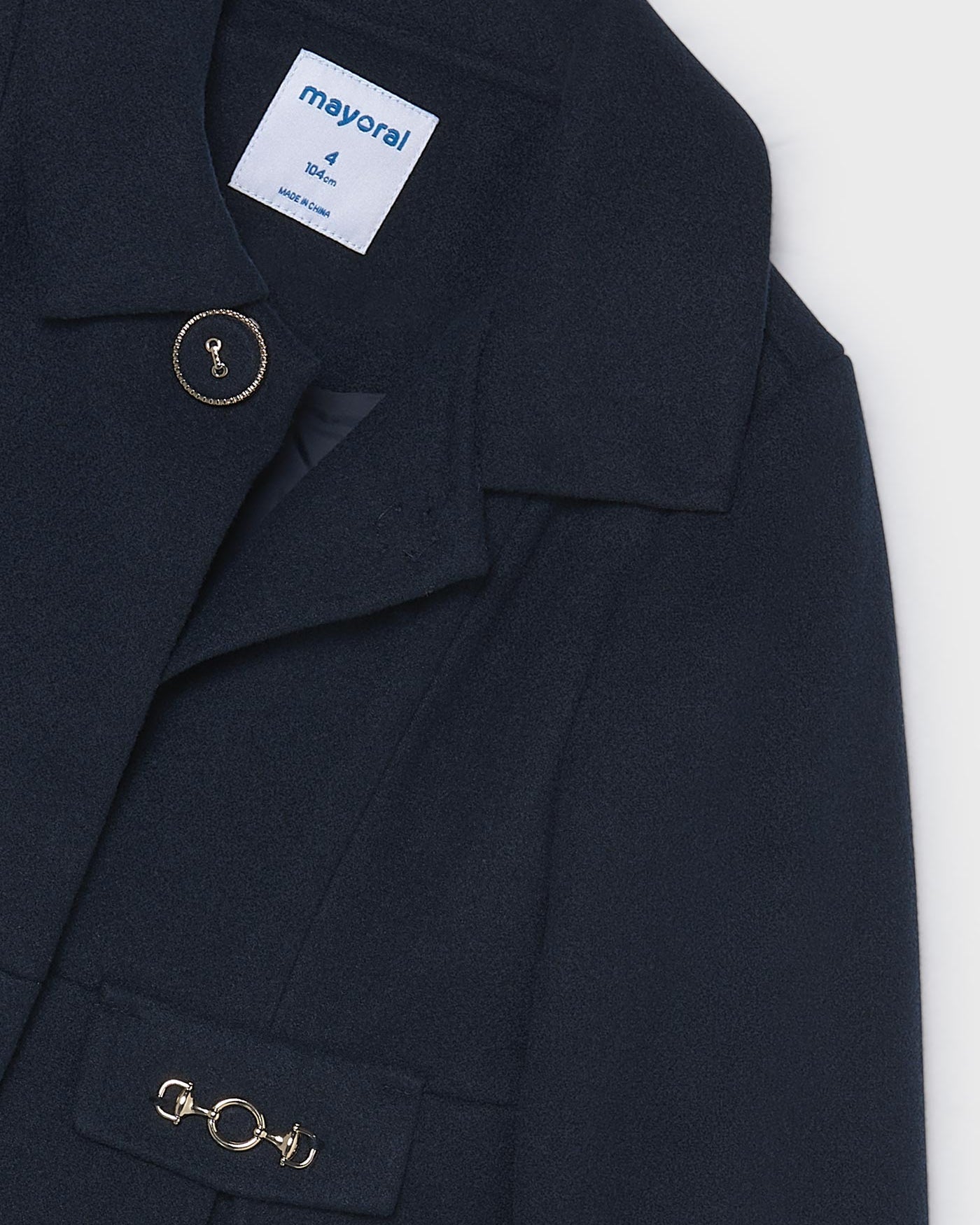 Mayoral Girls Dressy Wool Coat