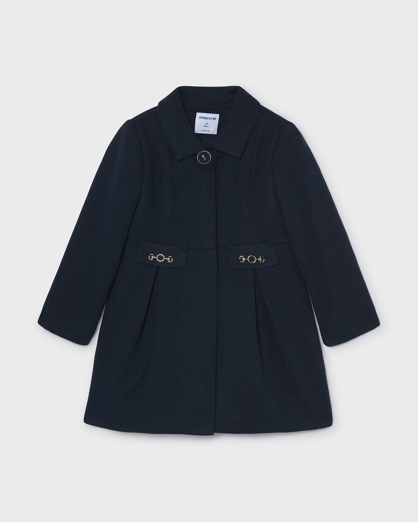Mayoral Girls Dressy Wool Coat