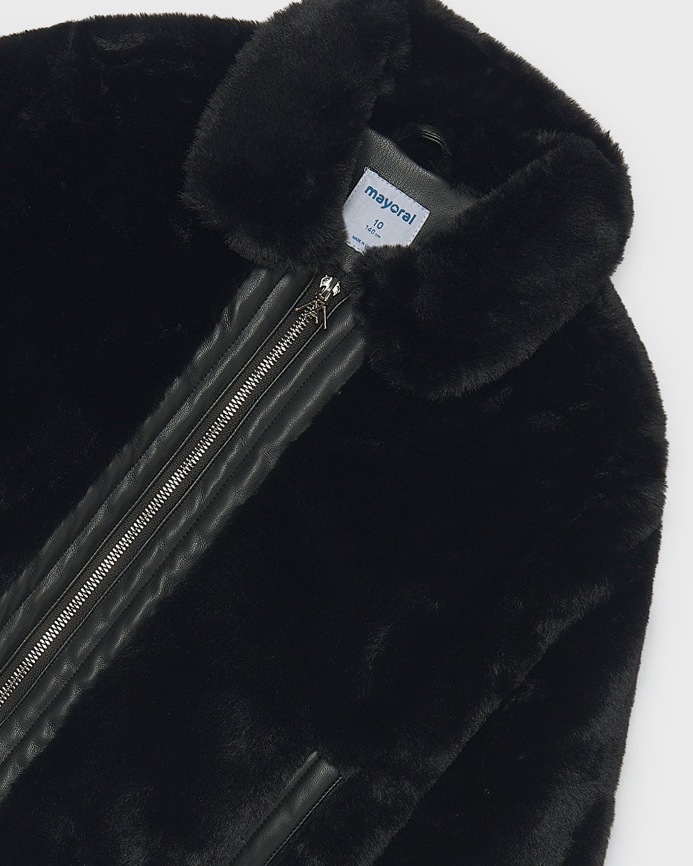 Mayoral Girls Faux Fur Coat