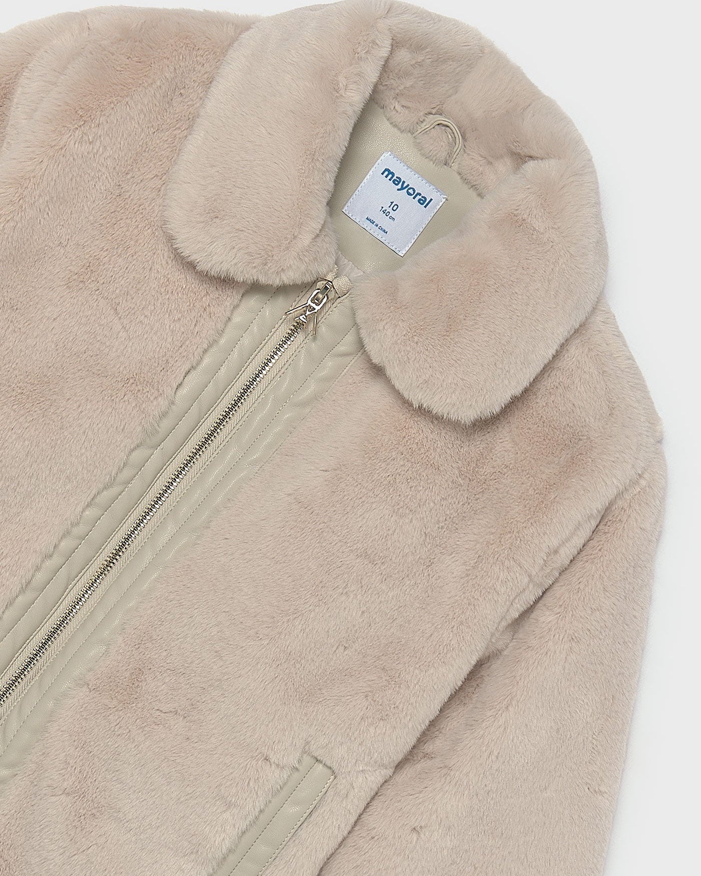 Mayoral Girls Faux Fur Coat