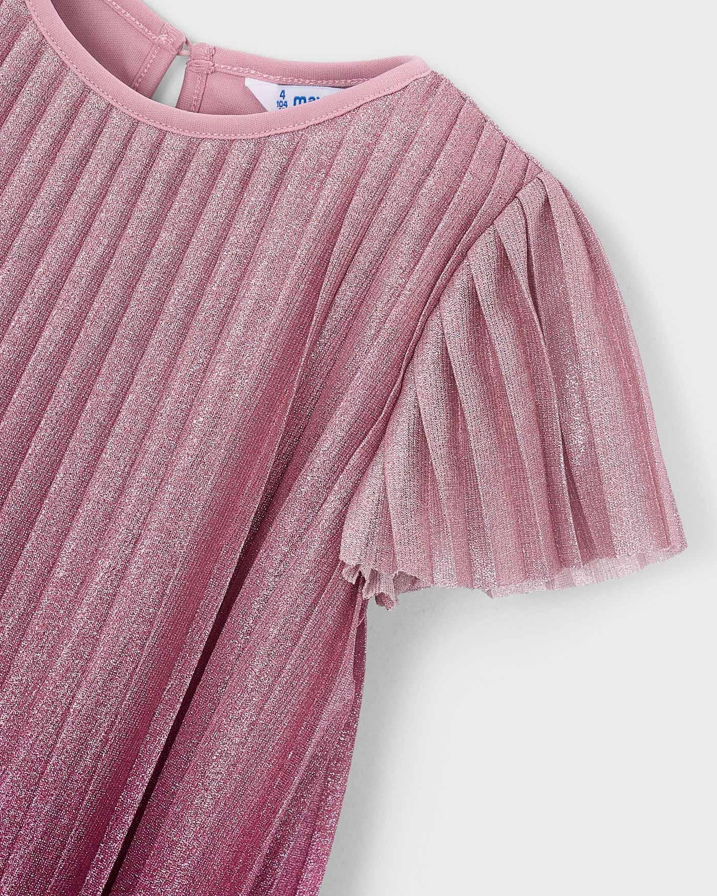 Mayoral Girls Gradient Pleated Dress