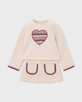 Mayoral Girls Heart Sweatshirt & Skirt Set