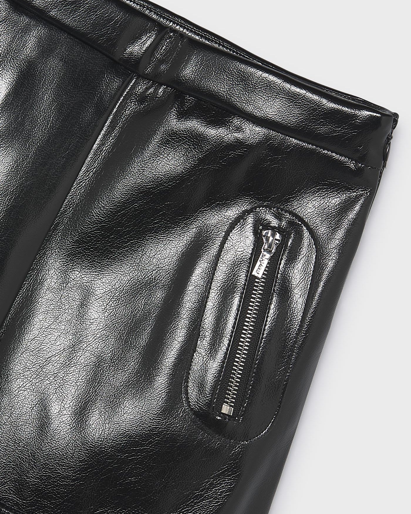 Mayoral Girls Patent Leather Skirt