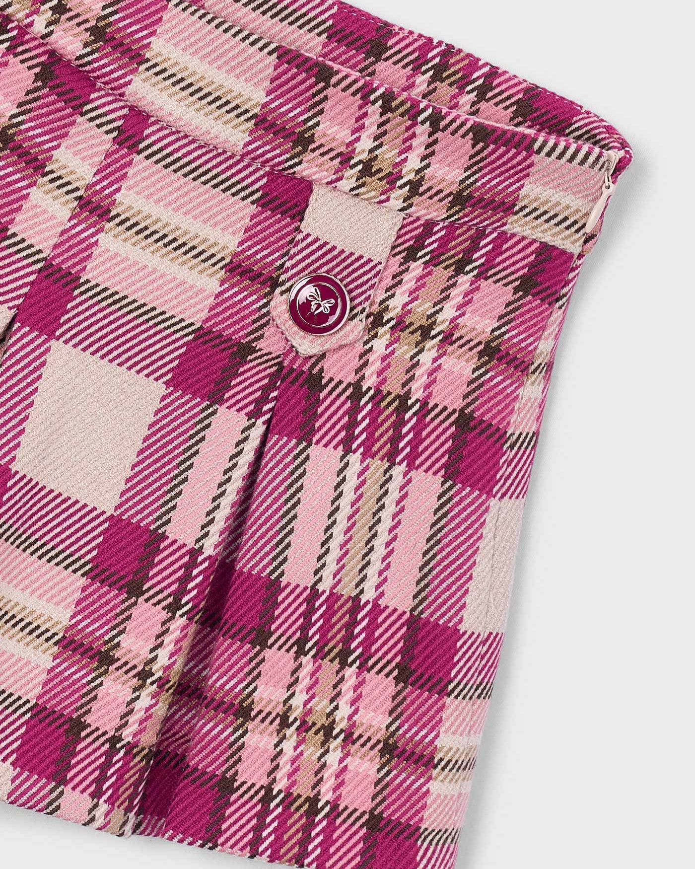 Mayoral Girls Plaid Shorts