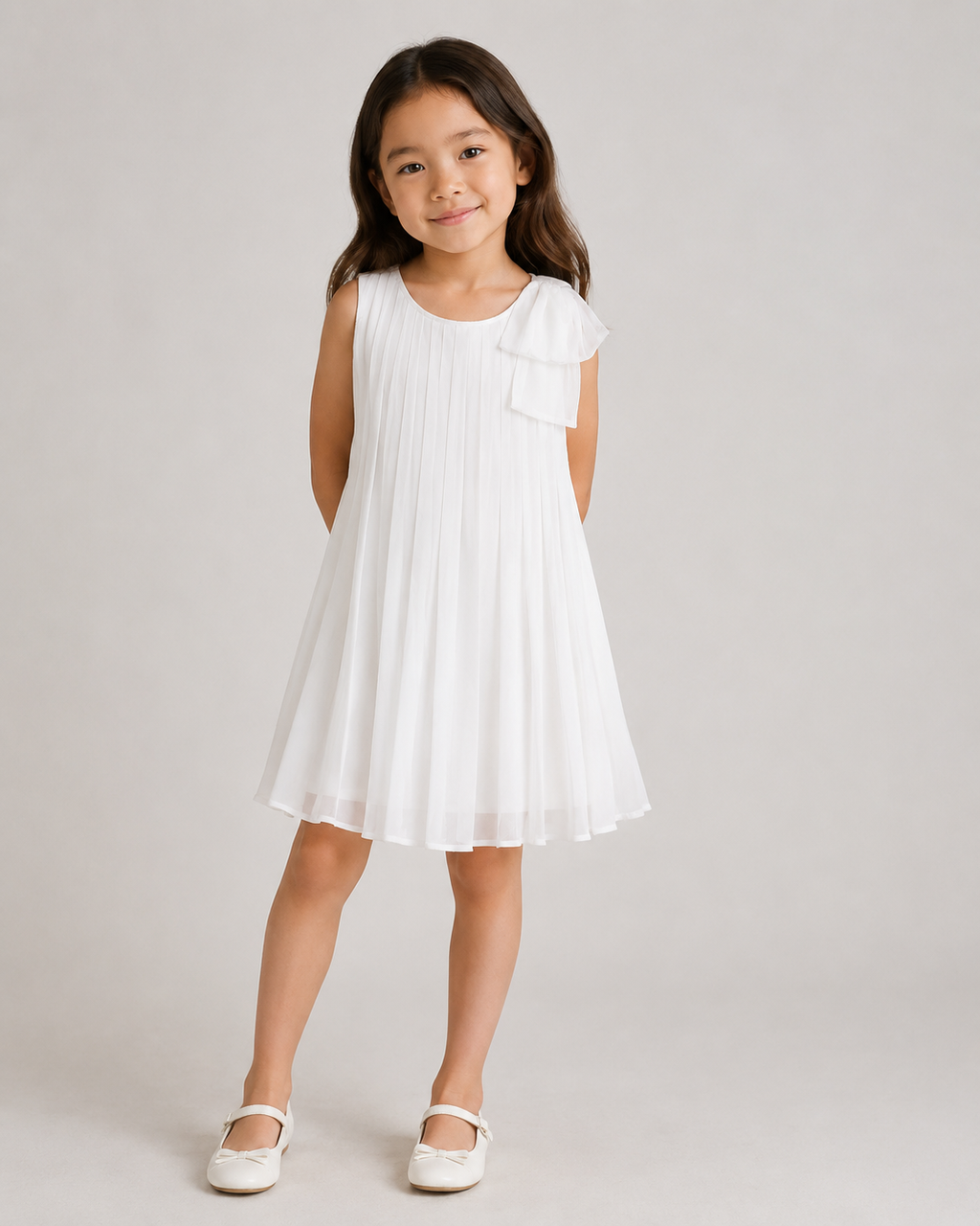 Mayoral Girls Pleated Dress_ 3920