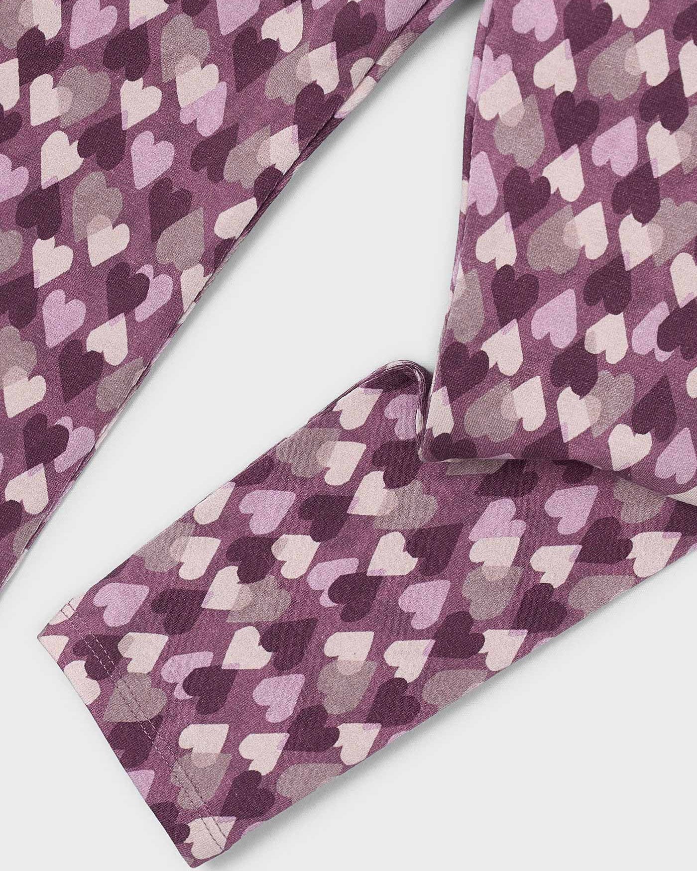 Mayoral Girls Printed Hearts Leggings