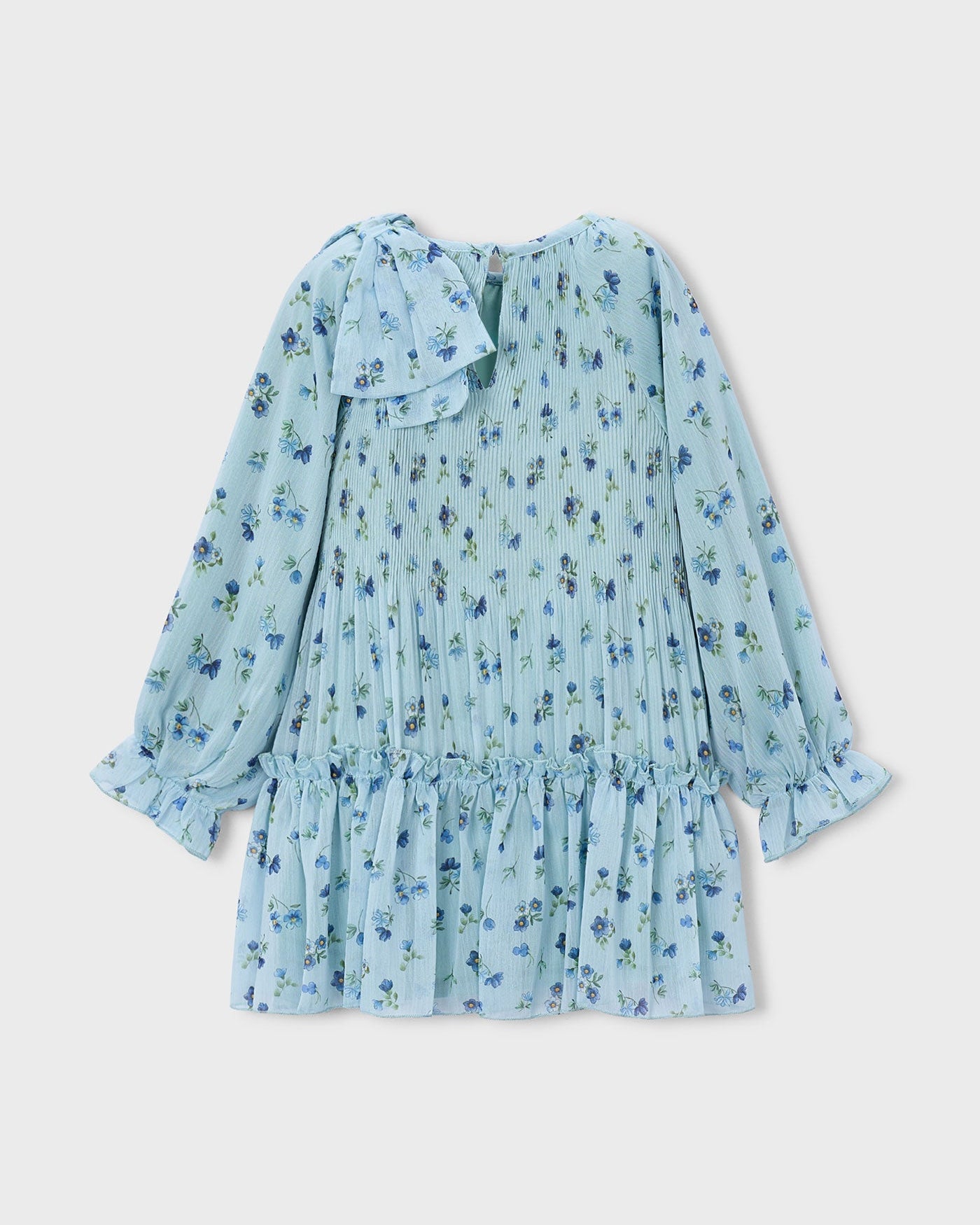 Mayoral Girls Printed Pleated Dress