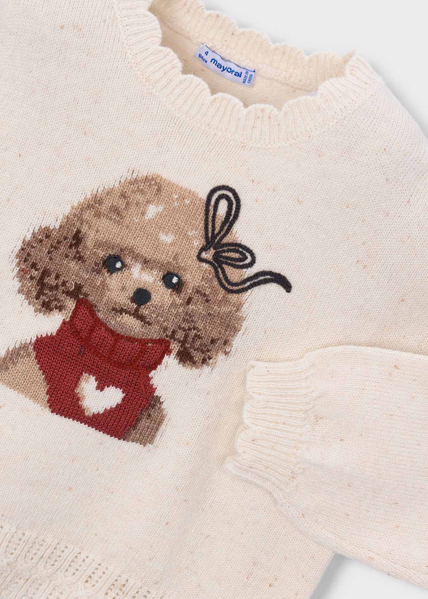 Mayoral Girls Puppy Jumper