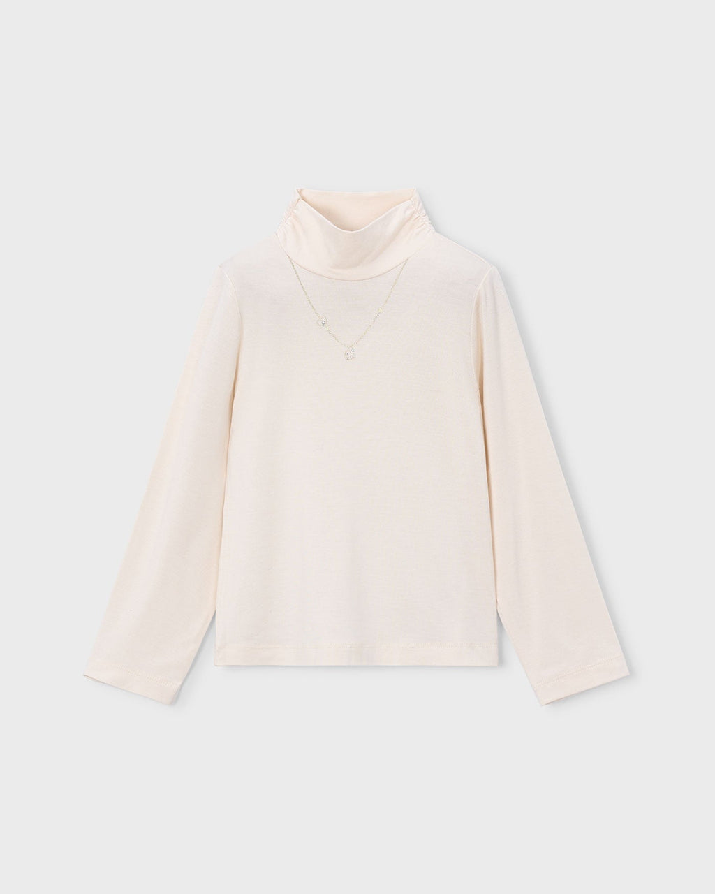 Mayoral Girls Turtleneck beige