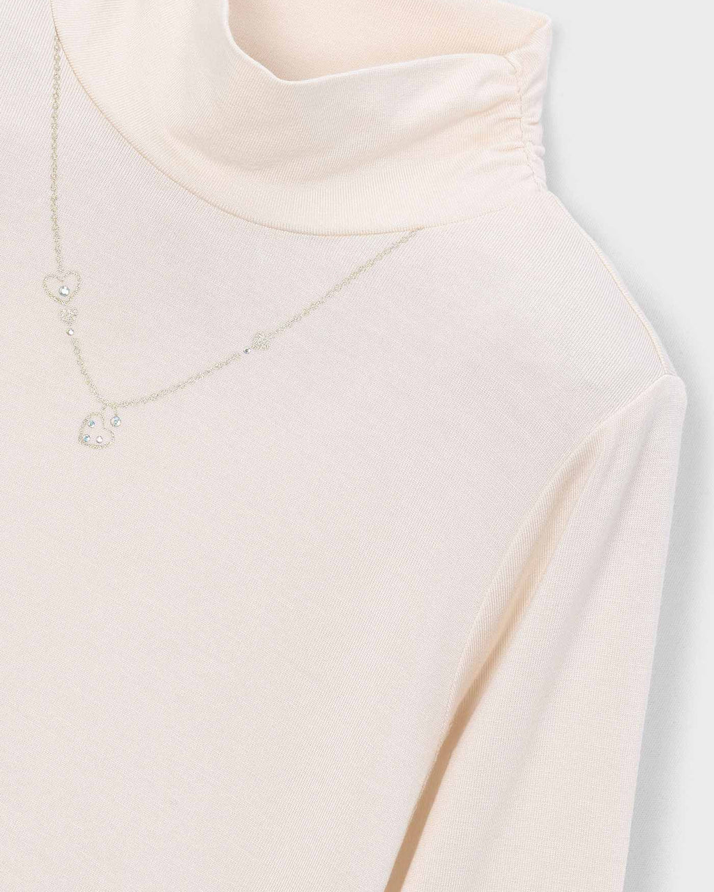 Mayoral Girls Turtleneck beige
