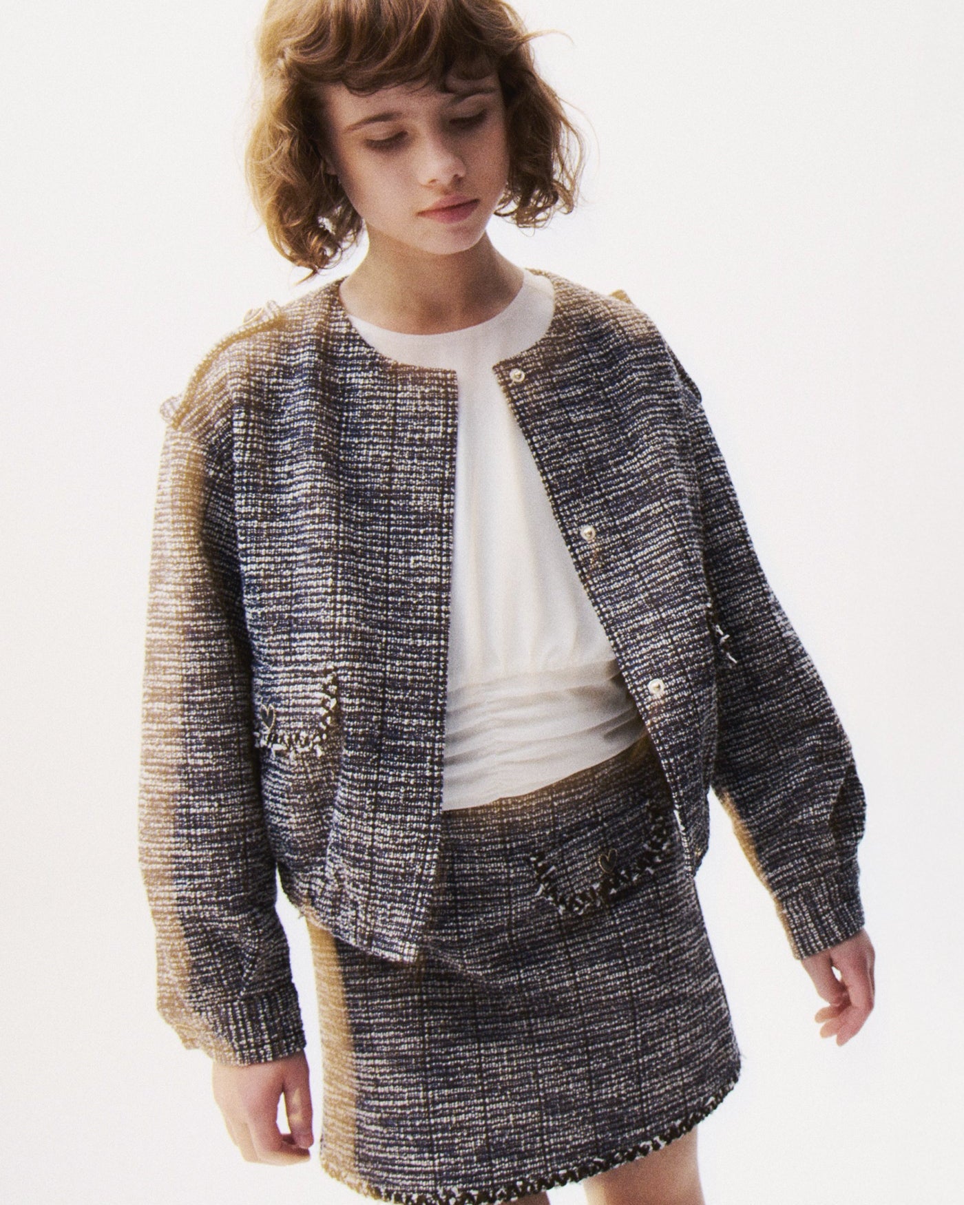 Mayoral Girls Tweed Skort