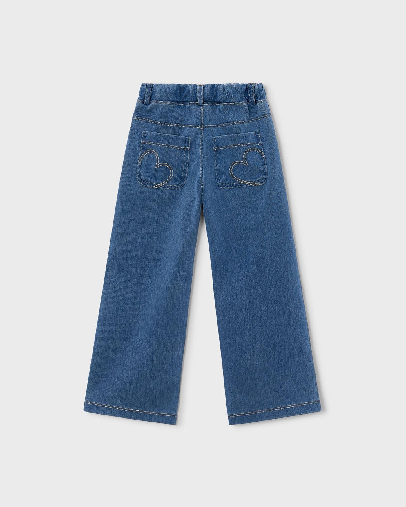 Mayoral girls Wide Leg Pull On Jeans