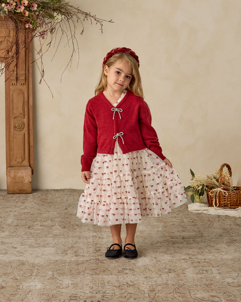 Noralee Girls Bow Cardigan_ NL141ESOR