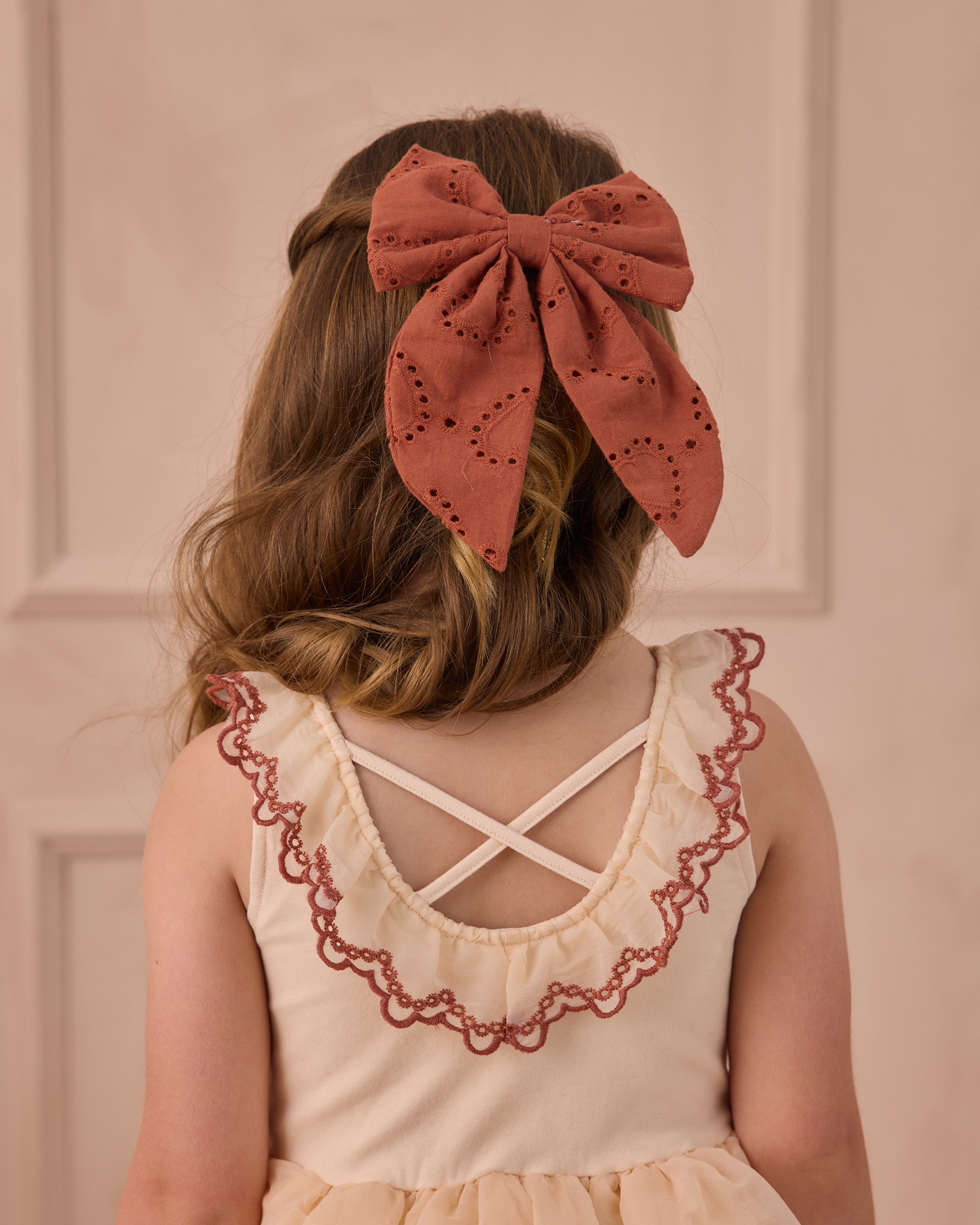 Noralee Everly Red Hearts Bow