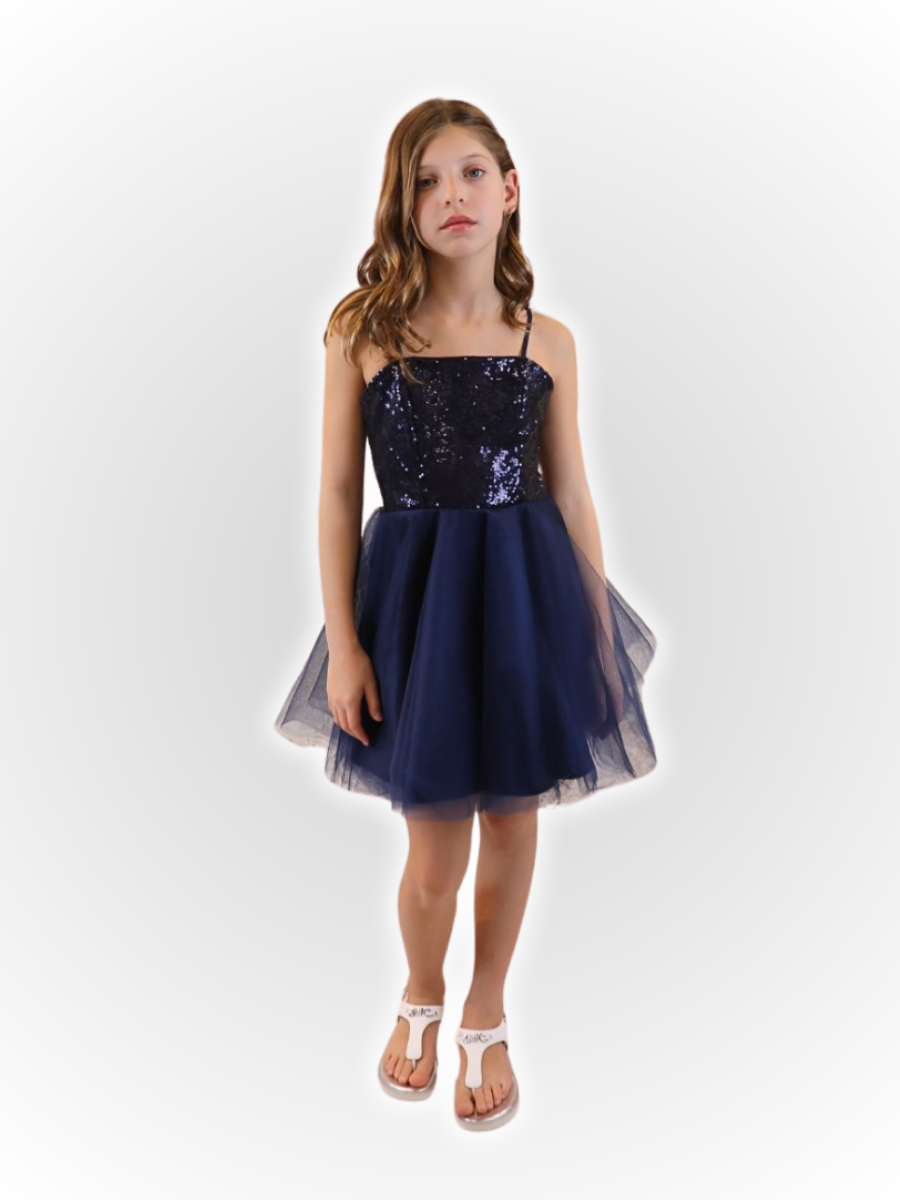 Girls sequin party dress clearance