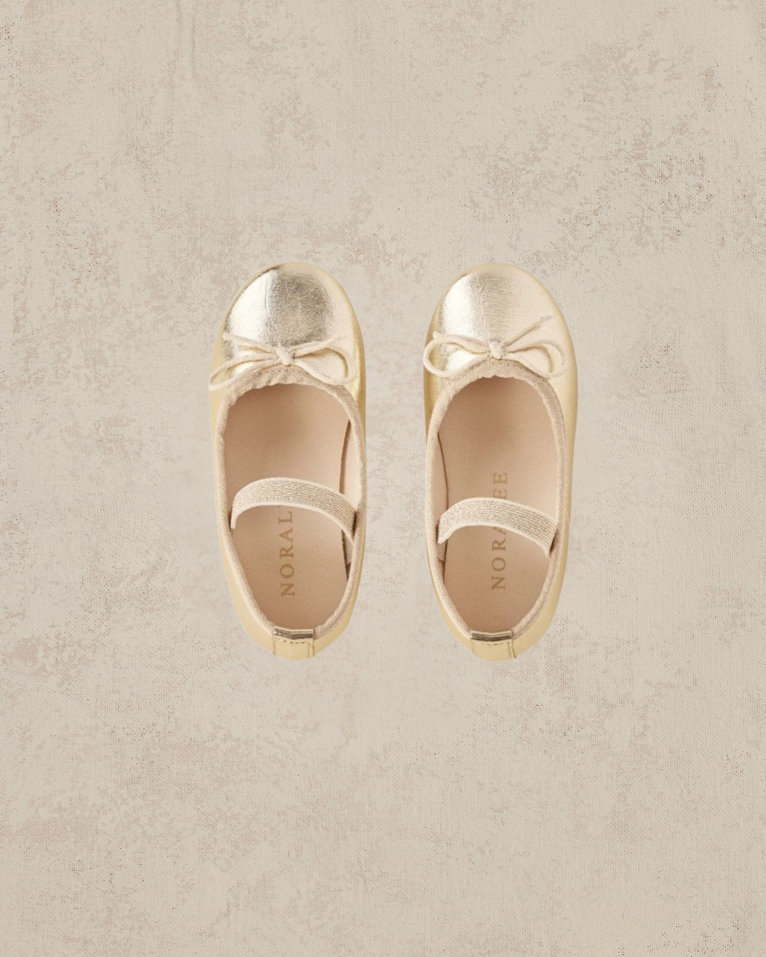Noralee Girls Ballet Flats Gold _NLA007MEQU - NorthGirls