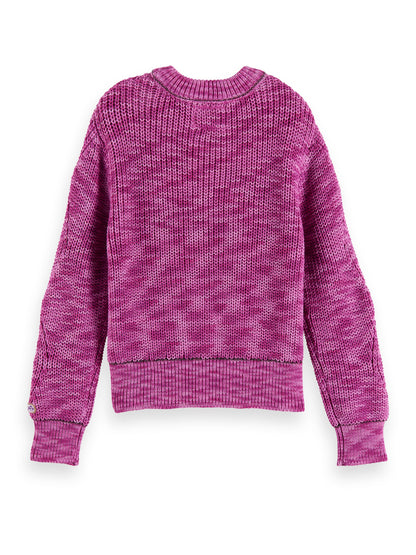 Scotch & Soda Pink Structured Pullover Sweater _173759-6392