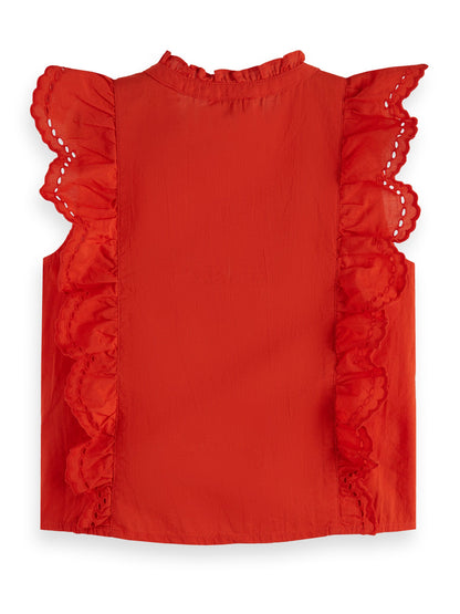 Scotch & Soda Sleeveless Red Blouse _ 177437-3588