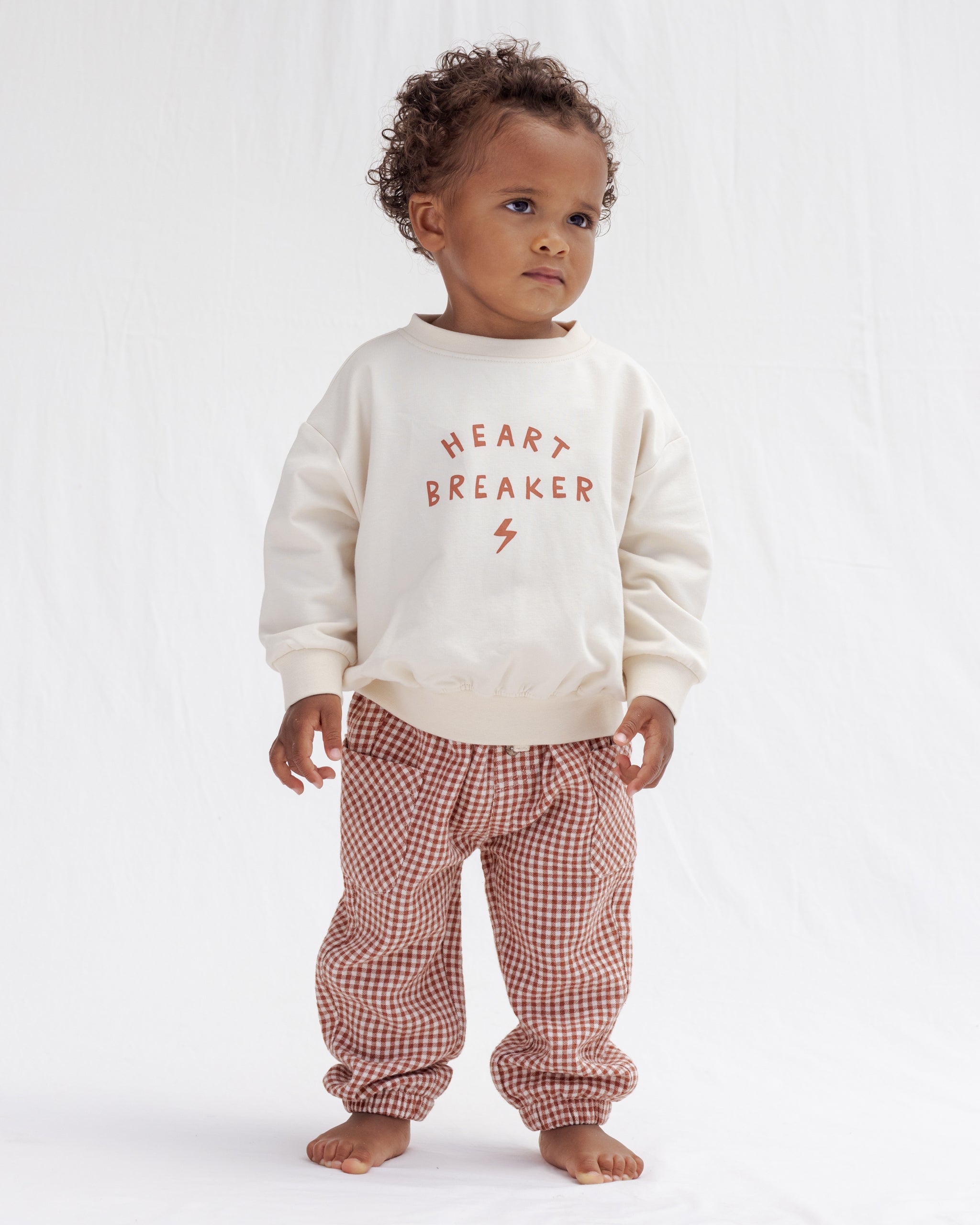 Quincy Mae Baby Relaxed Heart Breaker Sweatshirt_ QM454PALM