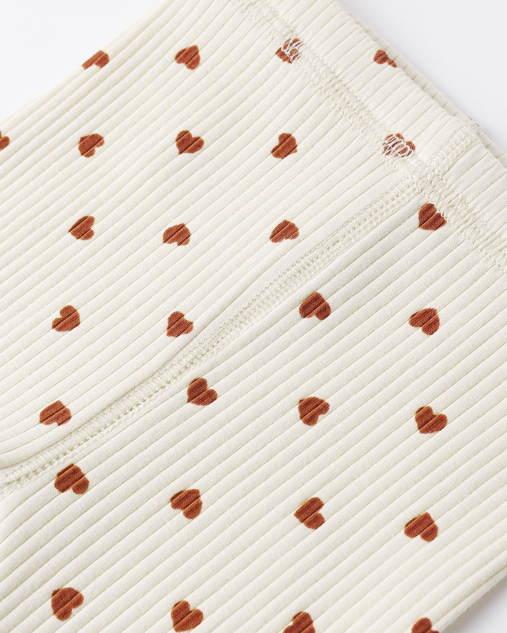 Quincy Mae Baby Red Hearts Ribbed Leggings_ QM013PALM