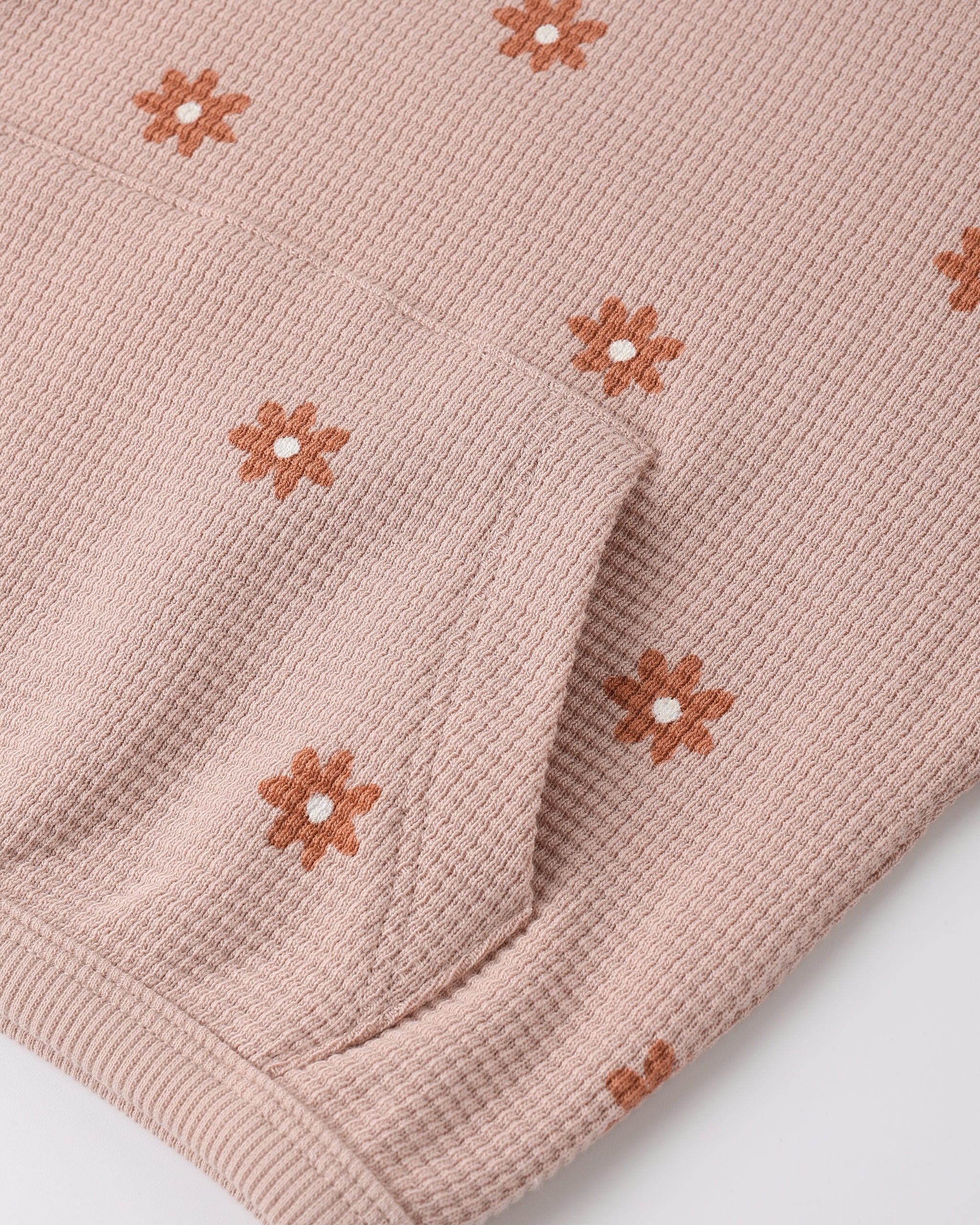 Quincy Mae Baby Girls Waffle Sweater Set_ QM107BLSE