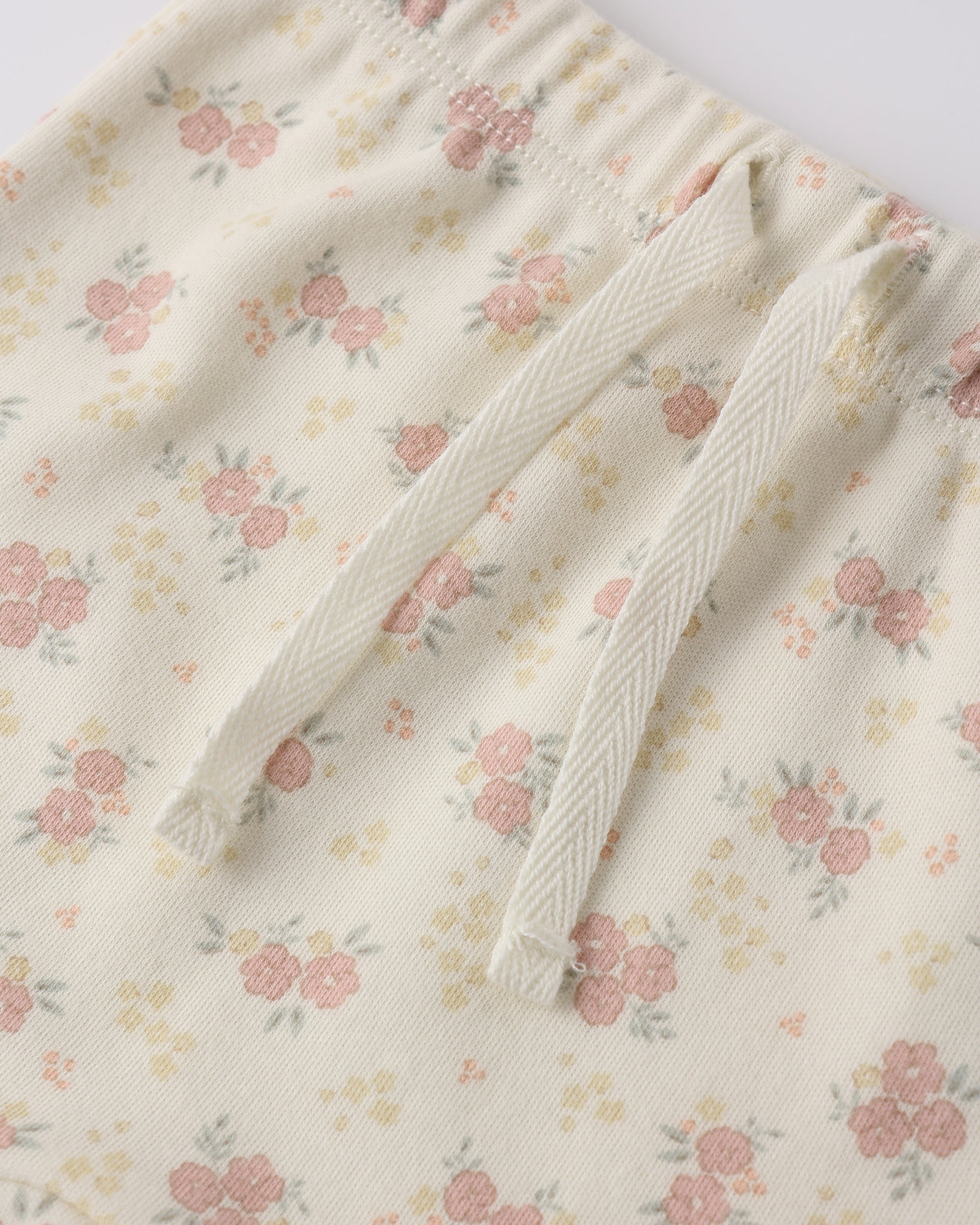 Quincy Mae Baby Wrap Top + Footed Pant Set_ QM201NADL