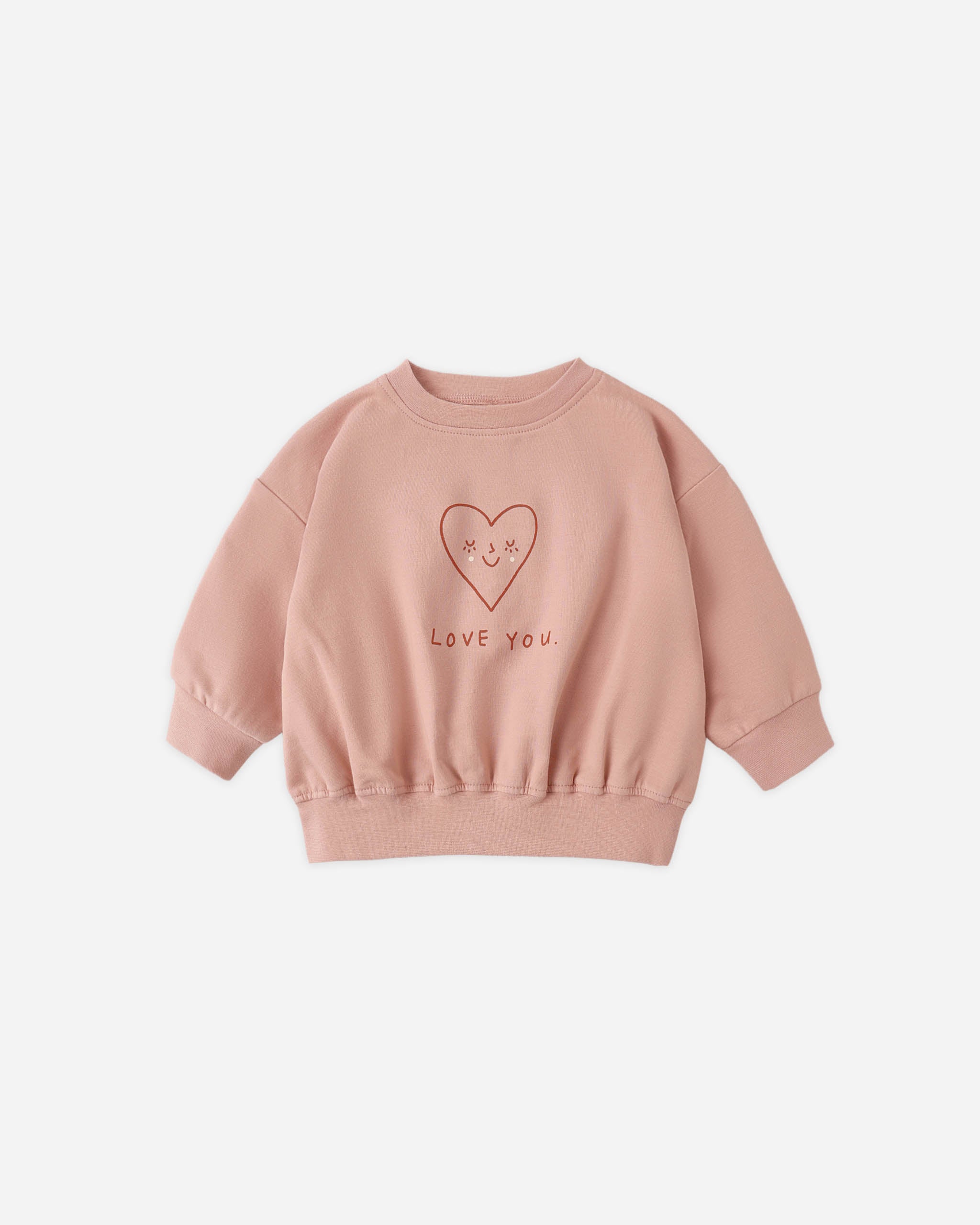 Quincy Mae Baby Relaxed Love Sweatshirt_ QM454CALW
