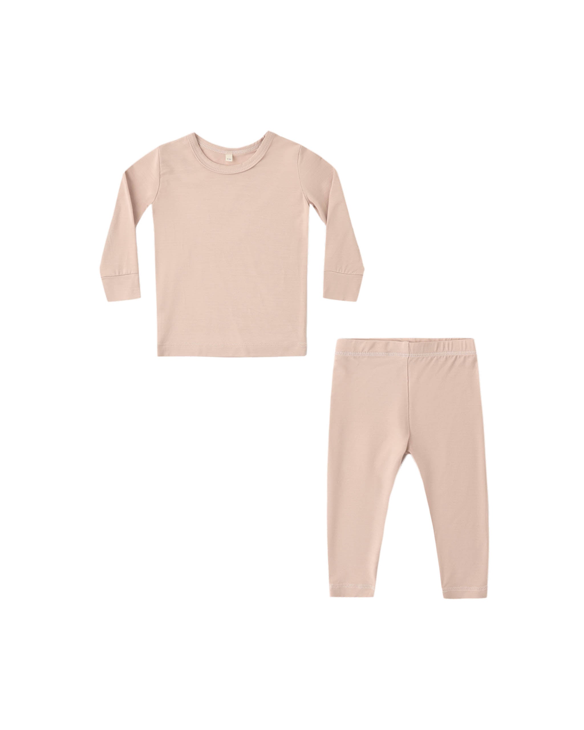 Quincy Mae Baby Girls Bamboo Pajama Set