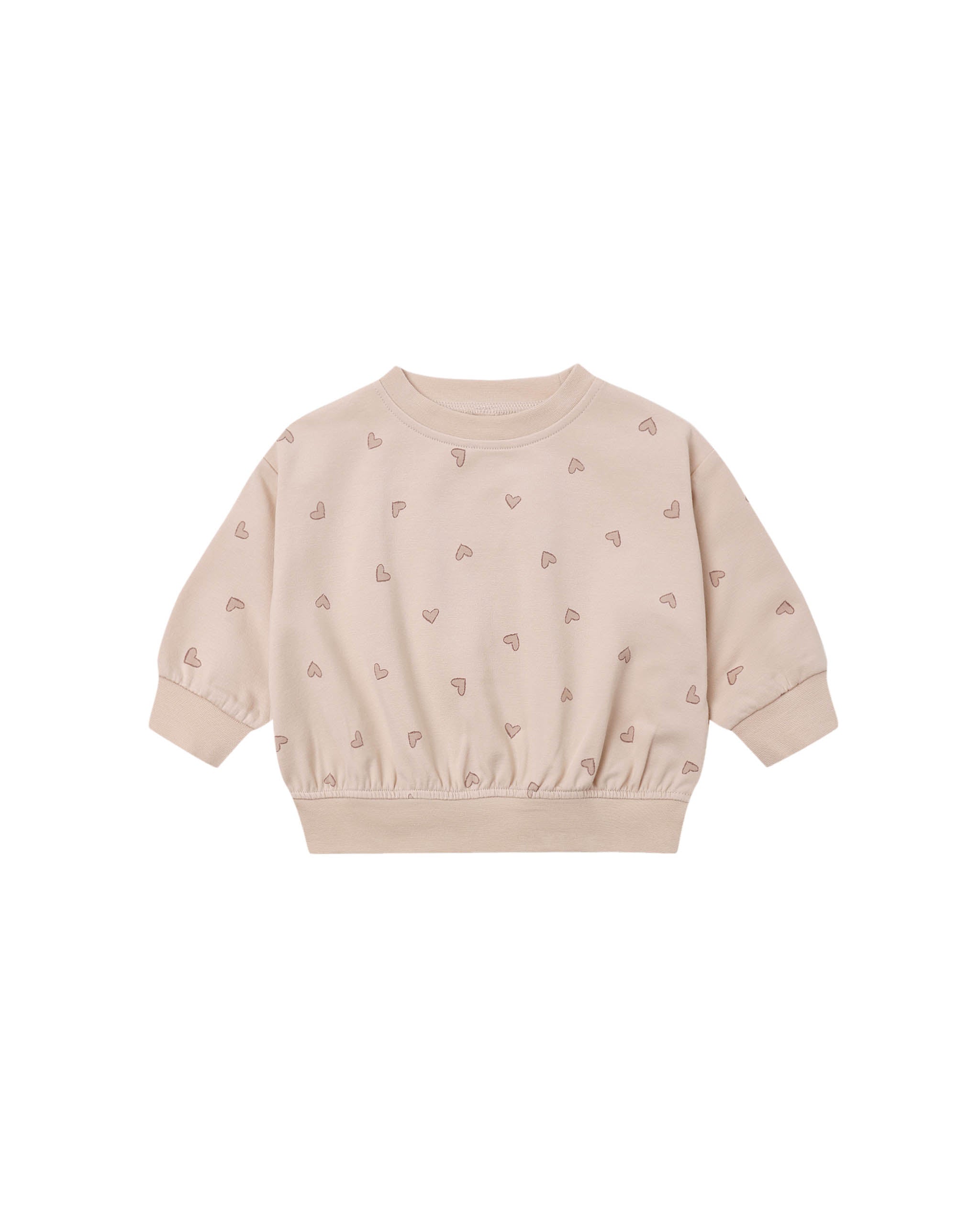 Quincy Mae Baby Girls Hearts Sweatshirt & Sweatpants Set