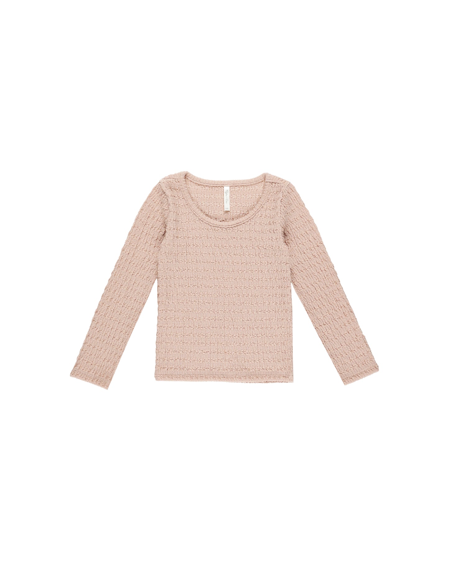 Girls Textured Long Sleeve Tee