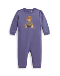 Ralph Lauren Baby Girls Polo Bear Fleece Coverall