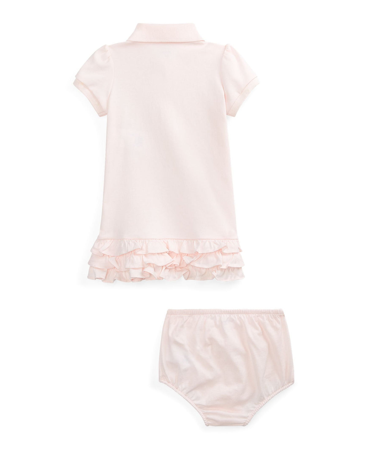 Ralph Lauren Baby Girls Ruffled Polo Dress & Bloomer