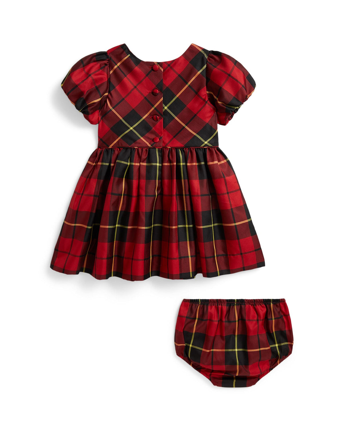 Ralph Lauren Baby Girls Taffeta Plaid Dress