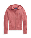 Ralph Lauren Girls Cable-Knit Full Zip Cardigan