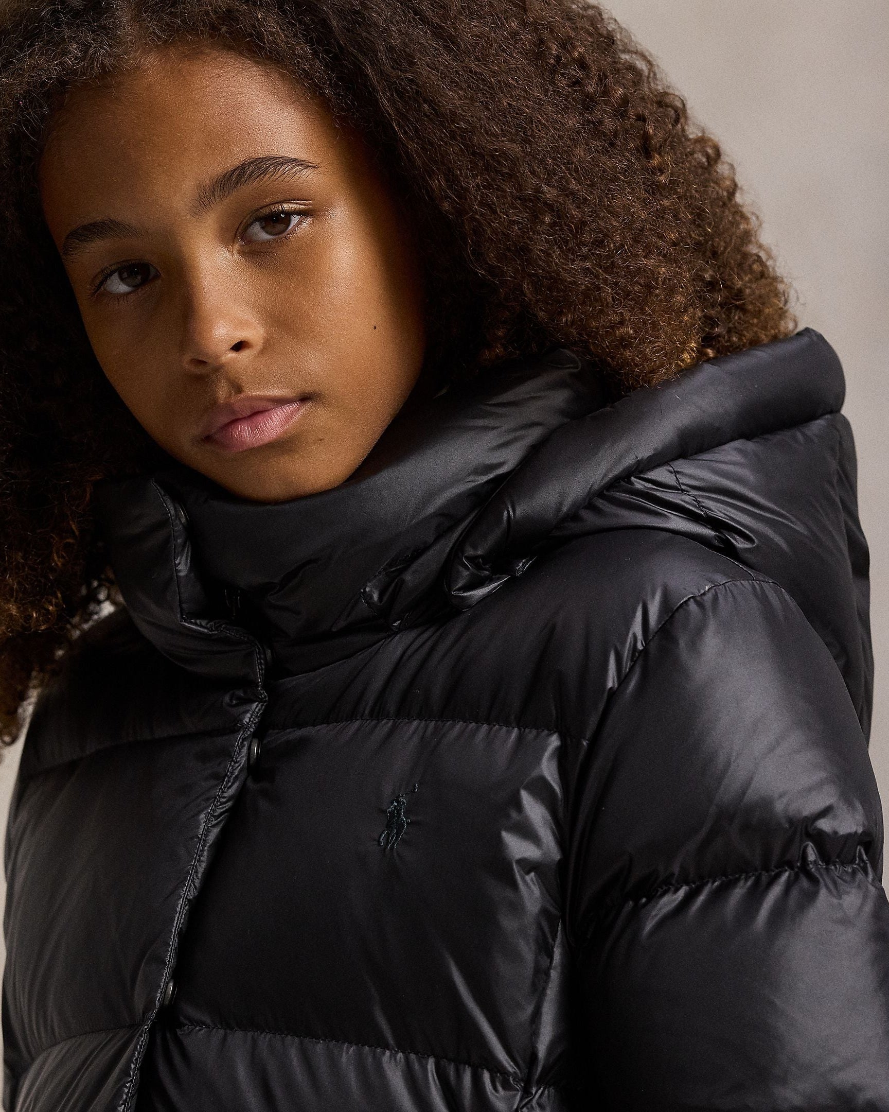 Ralph Lauren Girls Celia Down Long Jacket