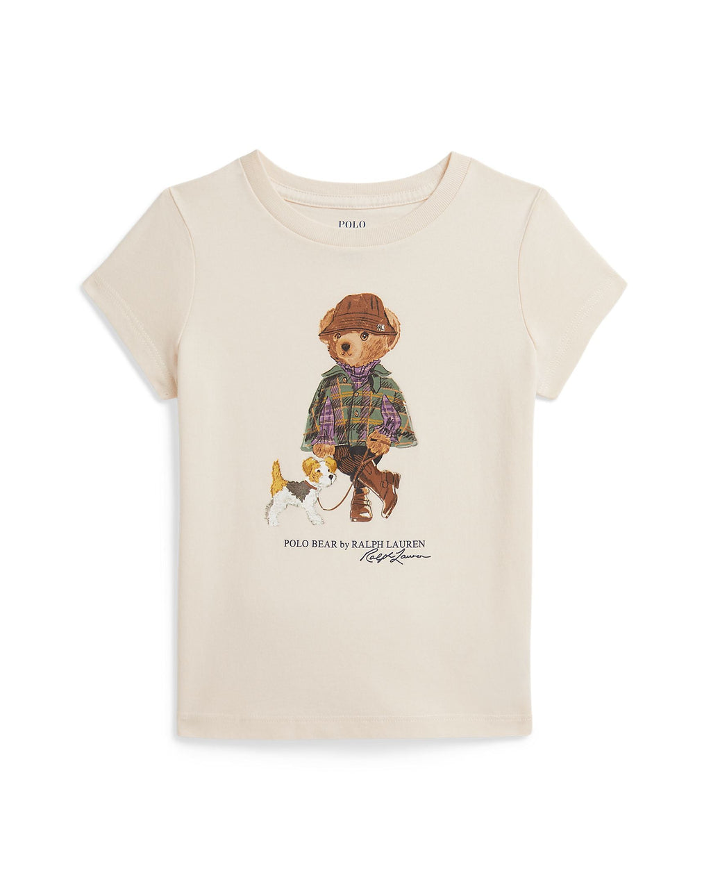 Ralph Lauren Girls Polo Bear Cotton Jersey tee