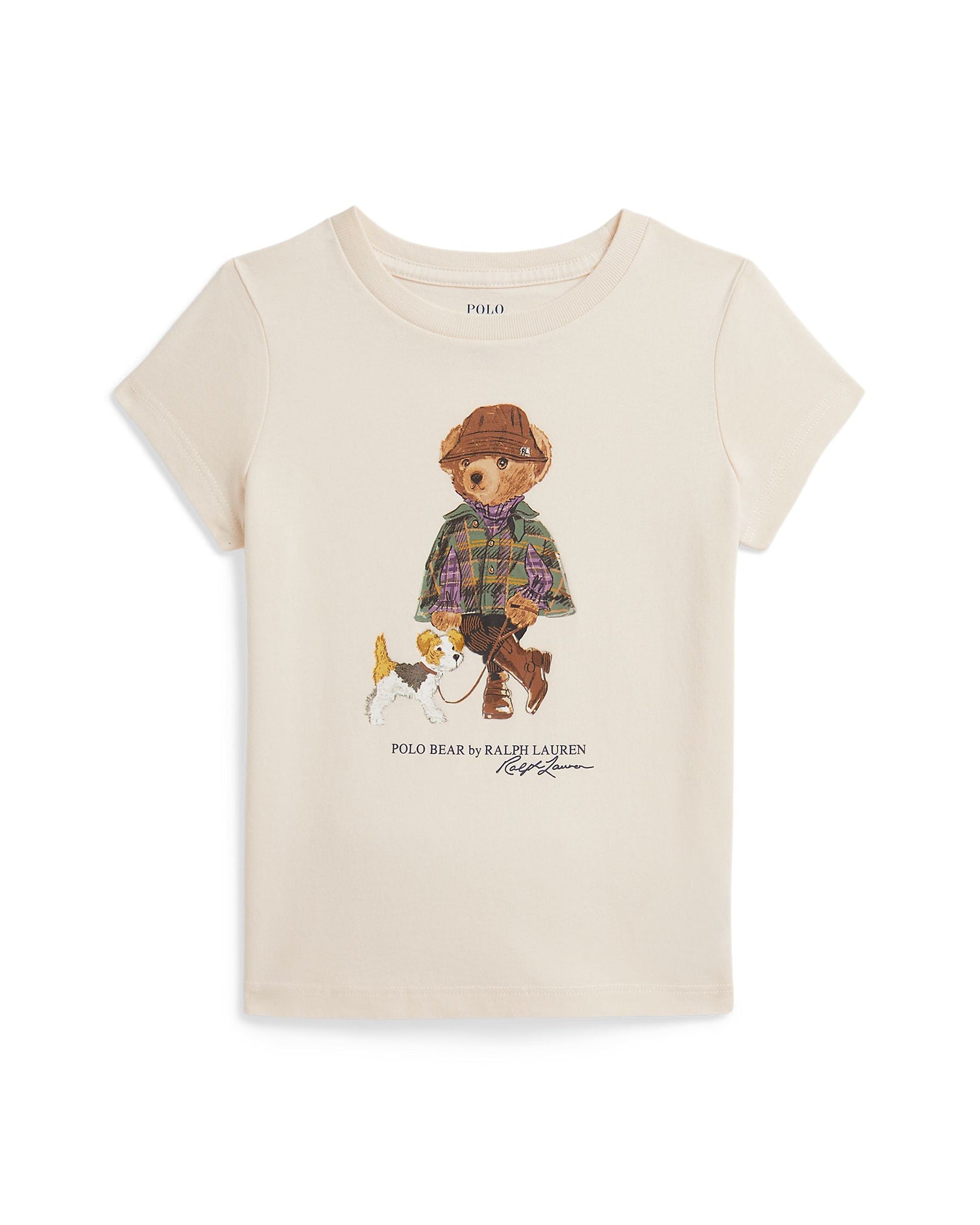 Ralph Lauren Girls Polo Bear Cotton Jersey tee