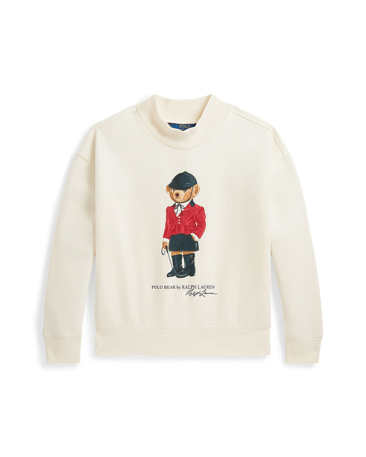 Ralph Lauren Girls Polo Bear Fleece Sweatshirt