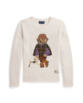 Ralph Lauren Girls Polo Bear Sweater