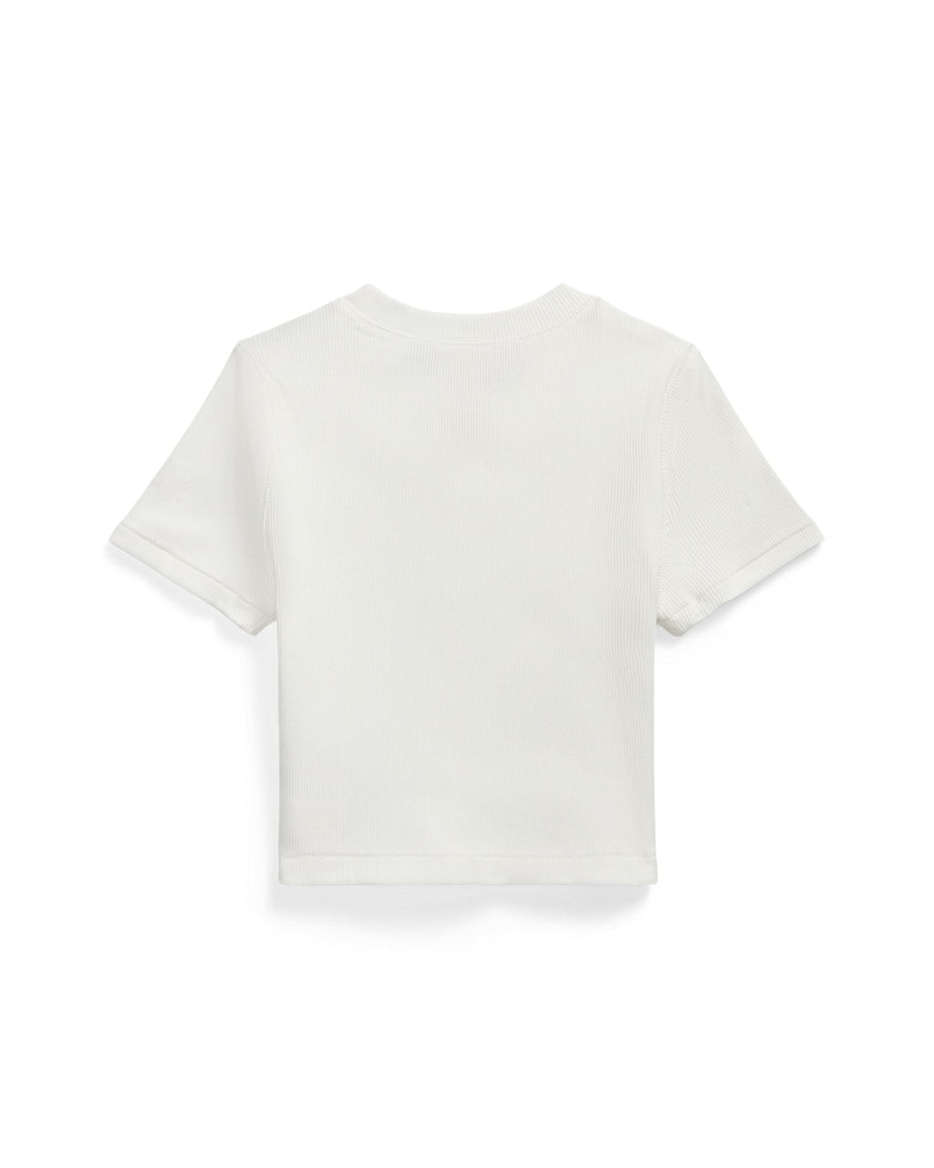 Ralph Lauren Girls Ribbed Boxy Tee