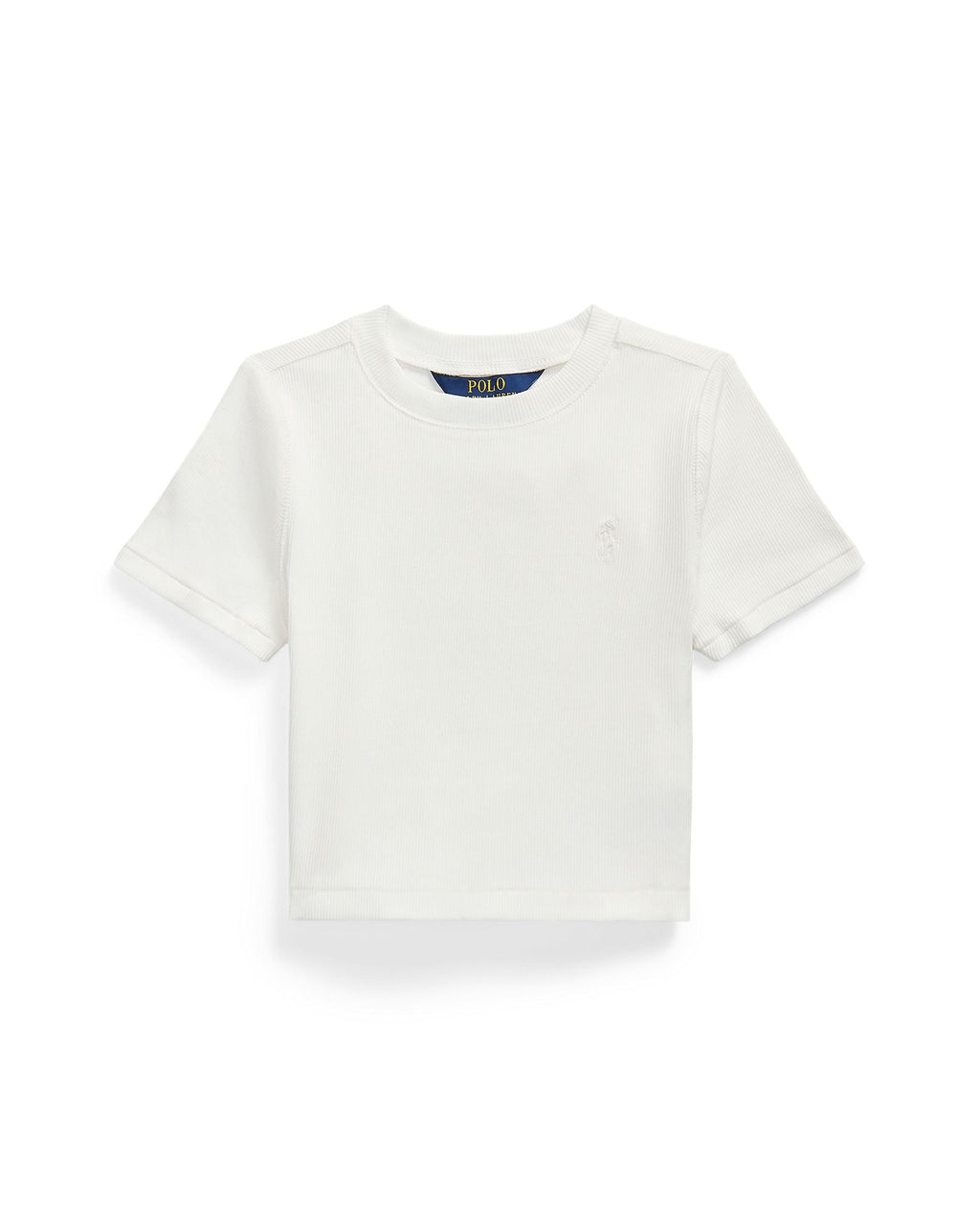 Ralph Lauren Girls Ribbed Boxy Tee